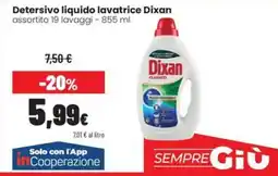 Coop Master Alleanza 3.0 Detersivo liquido lavatrice Dixan offerta