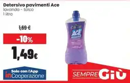 Coop Master Alleanza 3.0 Detersivo pavimenti Ace lavanda - talco offerta