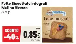 Coop Master Alleanza 3.0 Fette Biscottate integrali Mulino Bianco offerta