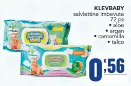 Gruppo di Palo KlevBaby salviettine igienizzanti offerta