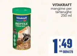 Gruppo di Palo Vitakraft mangime per tartarughe offerta