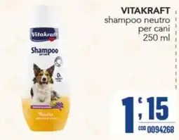 Gruppo di Palo Vitakraft shampoo neutro per cani offerta