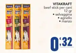 Gruppo di Palo Vitakraft beef stick per cani offerta