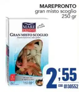 Gruppo di Palo Mare pronto gran misto scoglio offerta