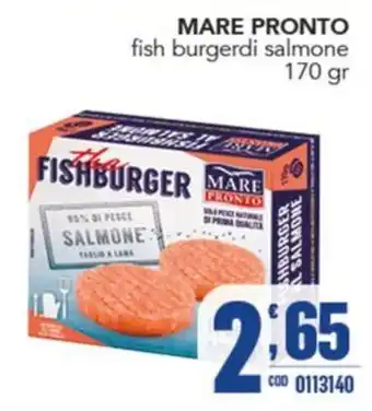 Gruppo di Palo The Fishburger Mare Pronto offerta