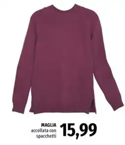Famila Superstore Maglia accollata con spacchetti offerta