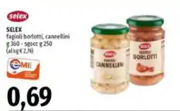 Emi Market Selex fagioli borlotti, cannellini offerta