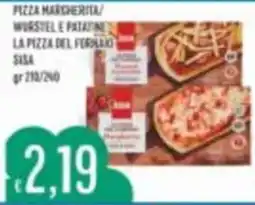 Mercadò Pizza Margherita/Würstel e Patatine La Pizza del Forno Sisa offerta