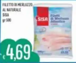 Mercadò Filetto di merluzzo al naturale Sisa offerta