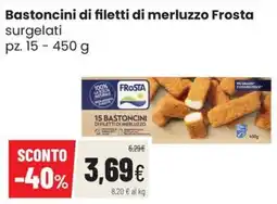 Coop Master Alleanza 3.0 Bastoncini di filetti di merluzzo Frosta offerta