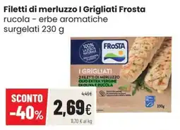 Coop Master Alleanza 3.0 Filetti di merluzzo I Grigliati Frosta offerta