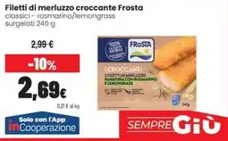 Coop Master Alleanza 3.0 Filetti di merluzzo croccante Frosta offerta