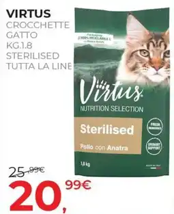 Arcaplanet Virtus crocchette gatto sterilised offerta