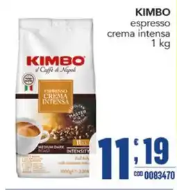 Gruppo di Palo Kimbo espresso crema intensa offerta