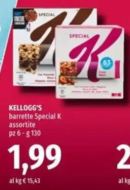 Famila Superstore Kellogg's barrette Special K assortite offerta