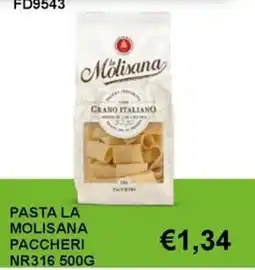 Italy Cash and Carry Pasta la Molisana Paccheri offerta