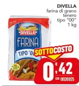 Gruppo di Palo Divella farina di grano tenero tipo "00" offerta