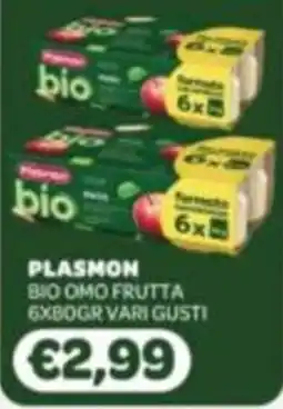 Irys Plasmon bio omo frutta offerta