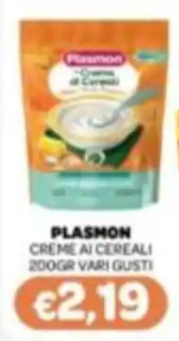 Irys Plasmon creme ai cereali offerta
