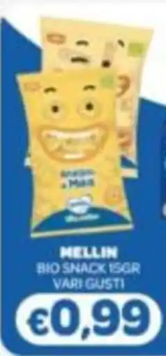 Irys Mellin bio snack offerta