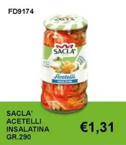 Italy Cash and Carry Sacla' acetelli insalatina offerta