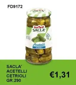 Italy Cash and Carry Sacla' acetelli cetrioli offerta