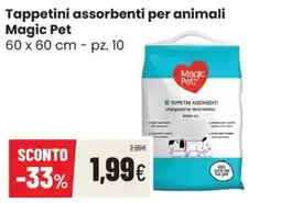 Coop Master Alleanza 3.0 Tappetini assorbenti per animali Magic Pet offerta