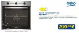 Euronics Forno incasso elettrico Beko offerta