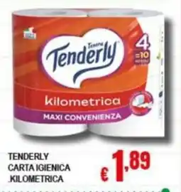 Risparmio Supermercati Tenderly carta igienica kilometrica offerta