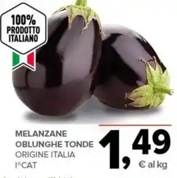 Todis Melanzane oblunghe tonde offerta