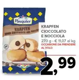 Todis Pasquier Krapfen Cioccolato e Nocciola offerta