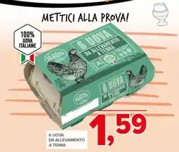 Todis Uova da allevamento a terra Casa Bonelli offerta
