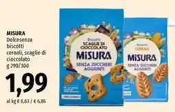 Famila Superstore Biscotti scaglie di cioccolato Misura offerta