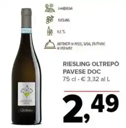 Todis Riesling Oltrepò Pavese DOC offerta