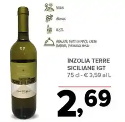 Todis Inzolia Terre Siciliane IGT offerta