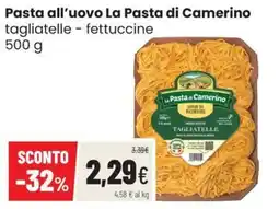 Coop Master Alleanza 3.0 Pasta all'uovo La Pasta di Camerino offerta
