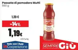 Coop Master Alleanza 3.0 Passata di pomodoro Mutti offerta
