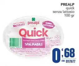Gruppo di Palo PREALP quick senza lattosio offerta