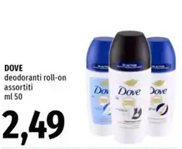 Famila Superstore Dove deodoranti roll-on offerta