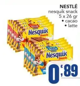Gruppo di Palo Nesquik snack offerta
