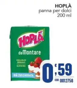 Gruppo di Palo Hopla panna per dolci offerta