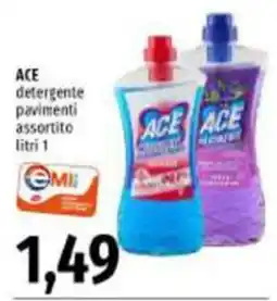 Emi Market ACE detergente pavimenti assortito offerta