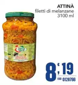 Gruppo di Palo Attina filetti di melanzane offerta
