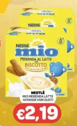 Irys Nestlé mio merenda latte offerta