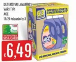 Mercadò Detersivo lavatrice Ace offerta