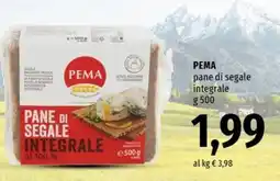 Famila Superstore Pema pane di segale integrale offerta