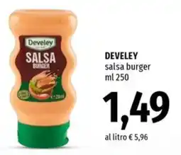 Famila Superstore Develey salsa burger offerta