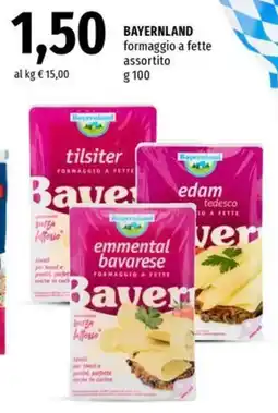 Famila Superstore Bavernland formaggio a fette assortito offerta