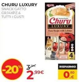 Arcaplanet Churu Luxury Snack Gatto offerta