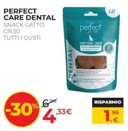 Arcaplanet Perfect Care Dental Snack Gatto offerta